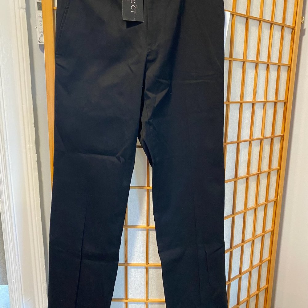Vintage Men's Black Gucci Dress Pants